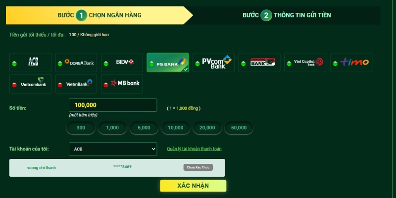 Cách rút tiền Xin88 bằng ngân hàng không quá phức tạp